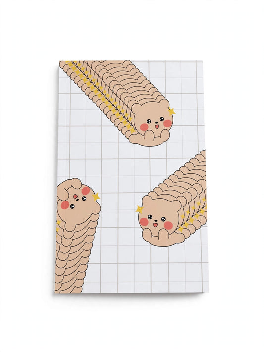 Caterpillar Bears – Cute Kawaii Bear A5 Diary