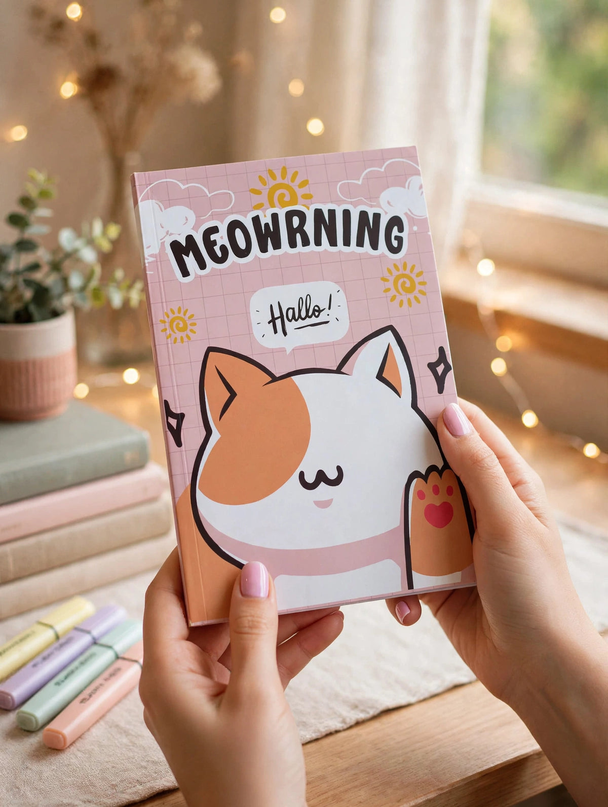 Meowrning – Cute Cat A5 Diary