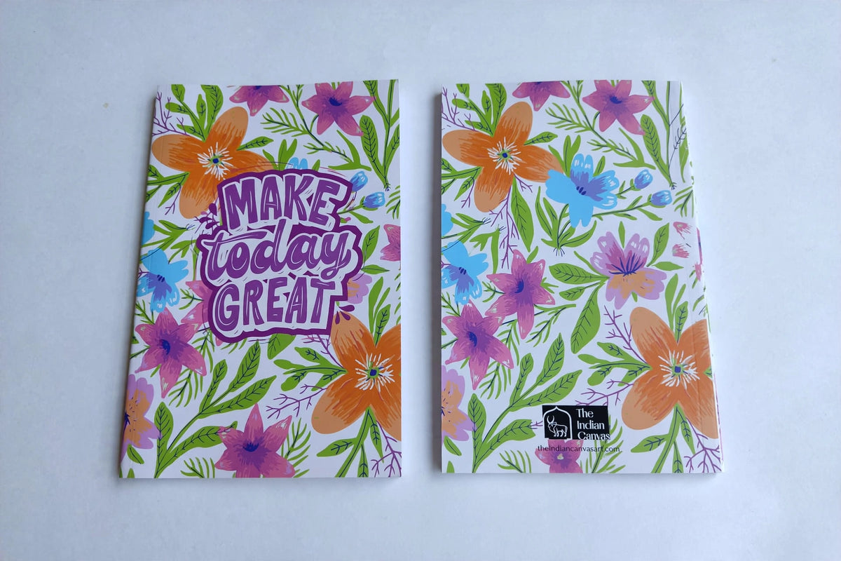 Make Today Great – Floral Motivational A5 Diary