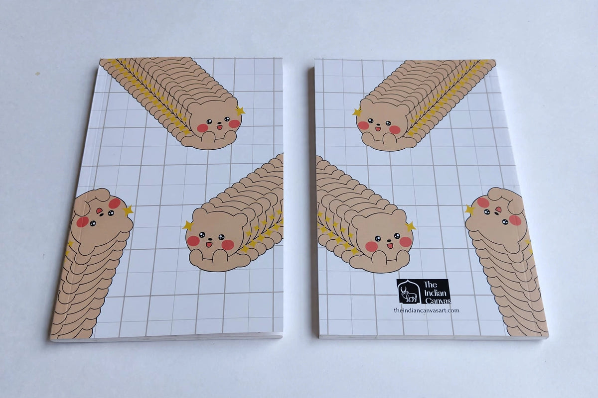 Caterpillar Bears – Cute Kawaii Bear A5 Diary