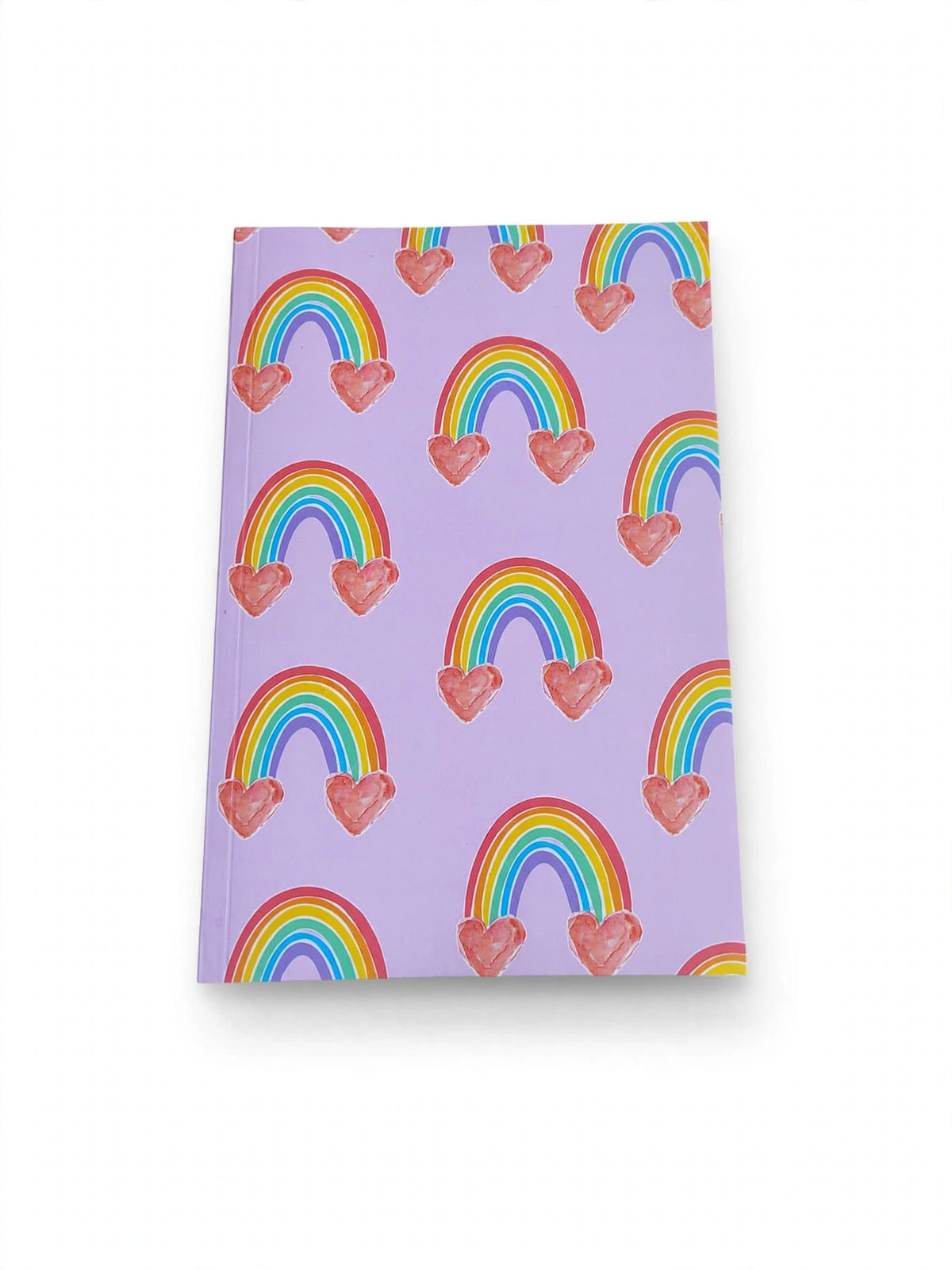 Rainbow Hearts – Lavender A5 Diary