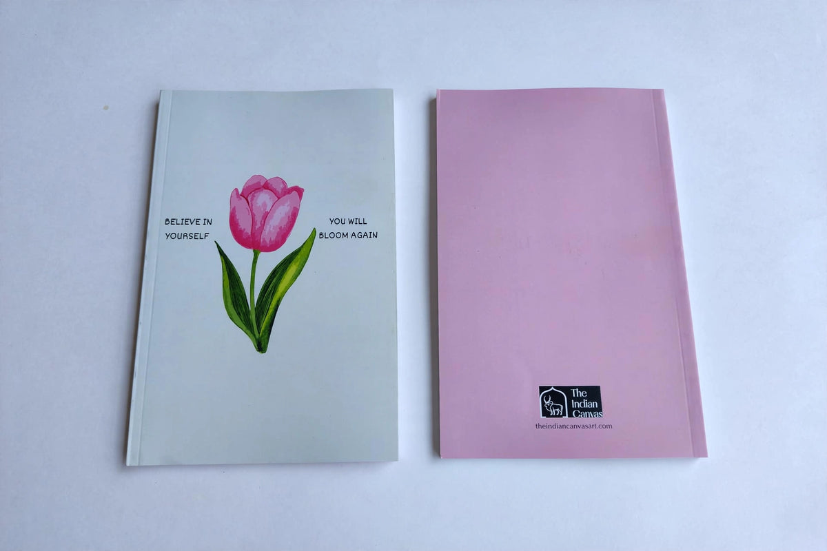 Bloom Again Tulip – Minimal A5 Diary