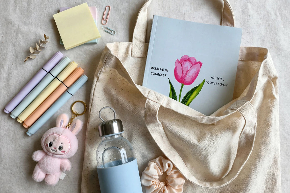 Bloom Again Tulip – Minimal A5 Diary