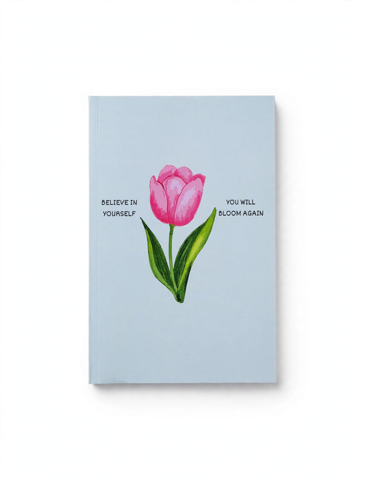 Bloom Again Tulip – Minimal A5 Diary